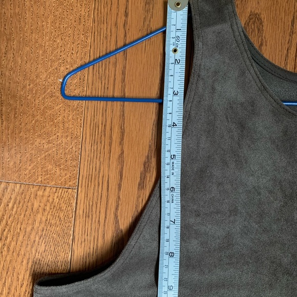 Brown suede style dress - Picture 3 of 3